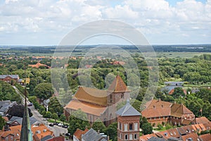 Ribe city in Denmark